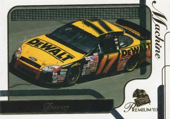 2003 Press Pass Premium - Beckett Samples #42 Matt Kenseth's Car Front