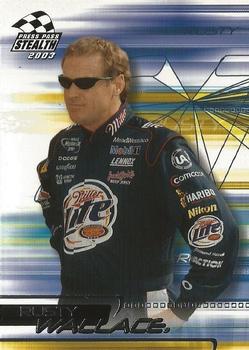 2003 Press Pass Stealth - Beckett Samples #1 Rusty Wallace Front