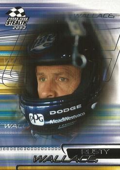 2003 Press Pass Stealth - Beckett Samples #3 Rusty Wallace Front