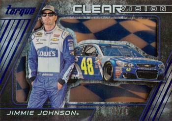 2016 Panini Torque - Clear Vision Blue #4 Jimmie Johnson Front