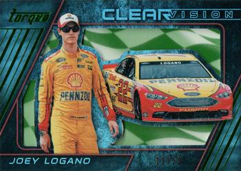 2016 Panini Torque - Clear Vision Green #8 Joey Logano Front