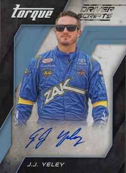 2016 Panini Torque - Driver Scripts #DS-JY J.J. Yeley Front