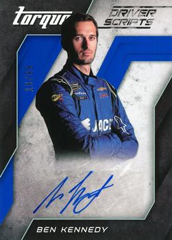 2016 Panini Torque - Driver Scripts Blue #DS-BK Ben Kennedy Front