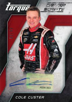 2016 Panini Torque - Driver Scripts Red #DS-CC Cole Custer Front