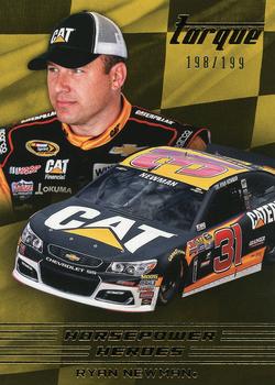 2016 Panini Torque - Horsepower Heroes Gold #HH11 Ryan Newman Front
