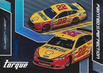 2016 Panini Torque - Painted to Perfection #PTP10 Joey Logano Front