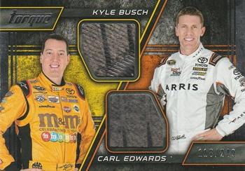 2016 Panini Torque - Pairings Materials #PM-BE Kyle Busch / Carl Edwards Front