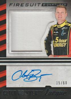 2016 Panini Torque - Silhouettes Firesuit Signatures #SFS-CB Clint Bowyer Front
