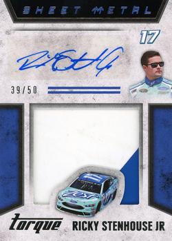 2016 Panini Torque - Silhouettes Sheet Metal Signatures #SSM-RS Ricky Stenhouse Jr. Front