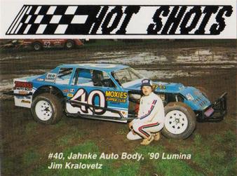 1990 Hot Shots Second Edition #1095 Jim Kralovetz Front