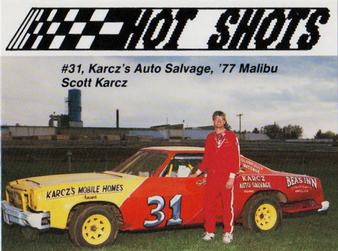 1990 Hot Shots Second Edition #1102 Scott Karcz Front