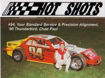 1990 Hot Shots Second Edition #1108 Chad Paul Front
