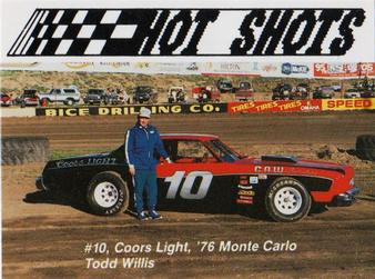 1990 Hot Shots Second Edition #1123 Todd Willis Front