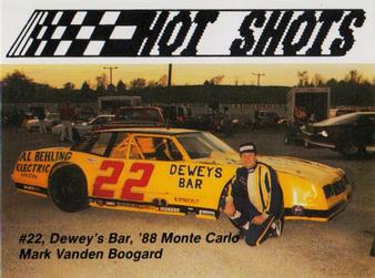 1990 Hot Shots Second Edition #1133 Mark Vanden Boogard Front