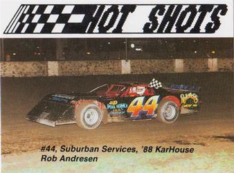 1990 Hot Shots Second Edition #1158 Rob Andresen Front