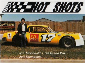 1990 Hot Shots Second Edition #1179 Jeff Thompson Front