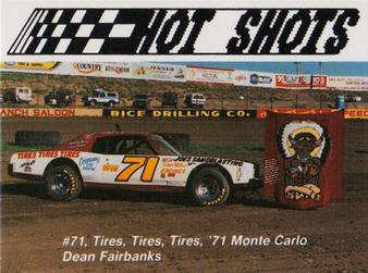 1990 Hot Shots Second Edition #1186 Dean Fairbanks Front