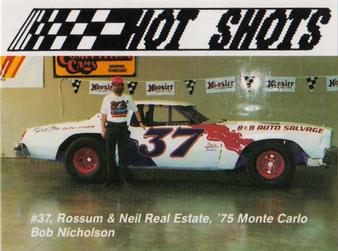 1990 Hot Shots Second Edition #1190 Bob Nicholson Front