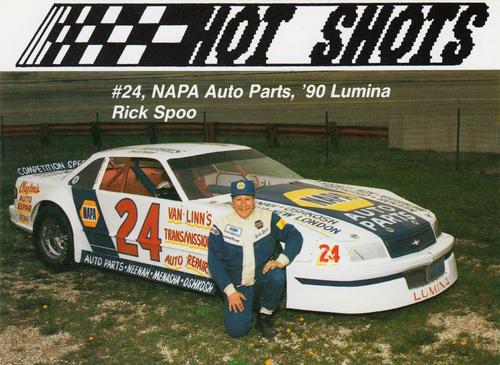 1990 Hot Shots Second Edition - Oversized #1177 Rick Spoo Front
