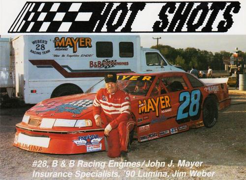 1990 Hot Shots Second Edition - Oversized #1178 Jim Weber Front