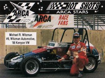1991 Hot Shots ARCA #1405 Michael R. Witzman Front
