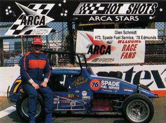 1991 Hot Shots ARCA #1407 Glen Schmidt Front
