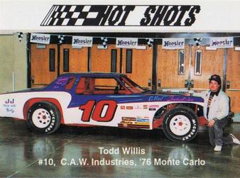 1991 Hot Shots #1223 Todd Willis Front