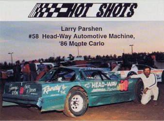 1991 Hot Shots #1229 Larry Parshen Front