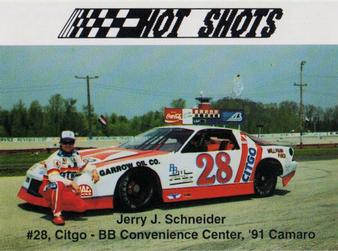 1991 Hot Shots #1244 Jerry J. Schneider Front