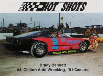 1991 Hot Shots #1250 Brady Bennett Front
