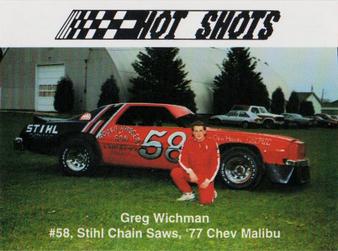 1991 Hot Shots #1295 Greg Wichman Front