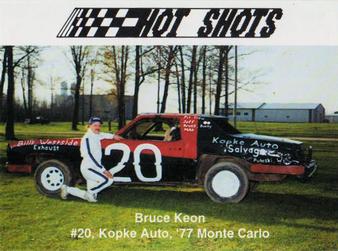 1991 Hot Shots #1296 Bruce Keon Front