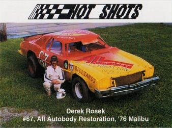 1991 Hot Shots #1300 Derek Rosek Front