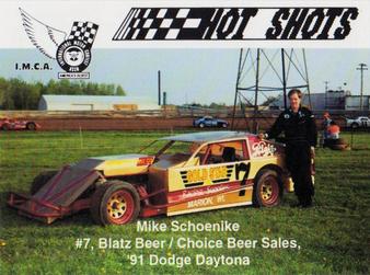 1991 Hot Shots #1322 Mike Schoenike Front