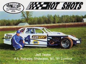 1991 Hot Shots #1340 Jeff Teske Front