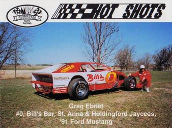 1991 Hot Shots #1346 Greg Ebnet Front