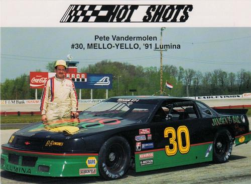 1991 Hot Shots - Oversized #1255 Pete Vandermolen Front