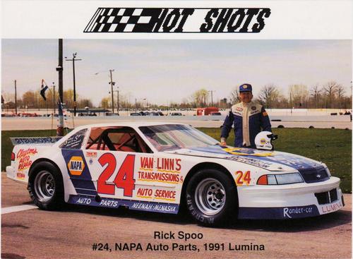 1991 Hot Shots - Oversized #1260 Rick Spoo Front