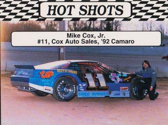 1992 Hot Shots #1472 Mike Cox, Jr. Front