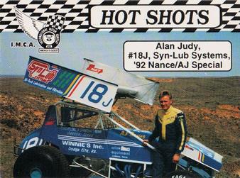 1992 Hot Shots #1482 Alan Judy Front