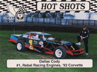 1992 Hot Shots #1486 Dallas Cody Front
