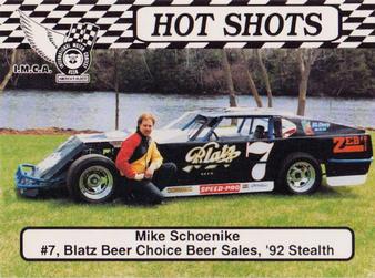 1992 Hot Shots #1497 Mike Schoenike Front