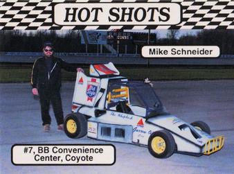 1992 Hot Shots #1513 Mike Schneider Front