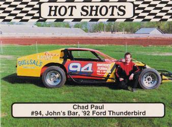 1992 Hot Shots #1518 Chad Paul Front