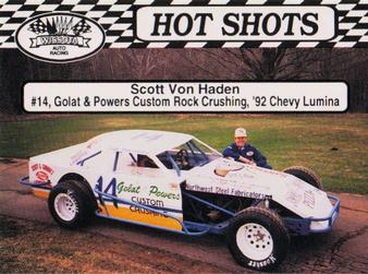 1992 Hot Shots #1537 Scott Von Haden Front