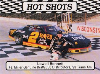 1992 Hot Shots #1539 Lowell Bennett Front