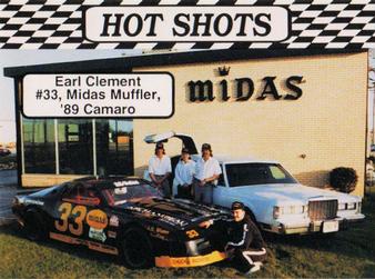 1992 Hot Shots #1540 Earl Clement Front