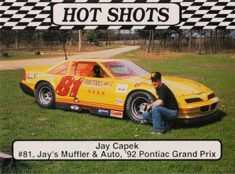 1992 Hot Shots #1553 Jay Capek Front