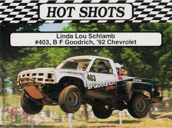 1992 Hot Shots #1565 Linda Lou Schlamb Front