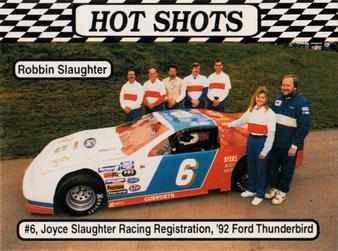 1992 Hot Shots #1579 Robbin Slaughter Front